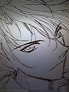 工藤下書き。相変わらず線がきたない。